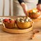 Set of 4 Acacia Wooden Bowl, 4 Oz Small Dipping Sauce Bowl with Spoon, 3 Inch Charcuterie Dish, Soup Water Cup for Condiments, Jam, Nuts, Appetizer, Snack, Yogurt